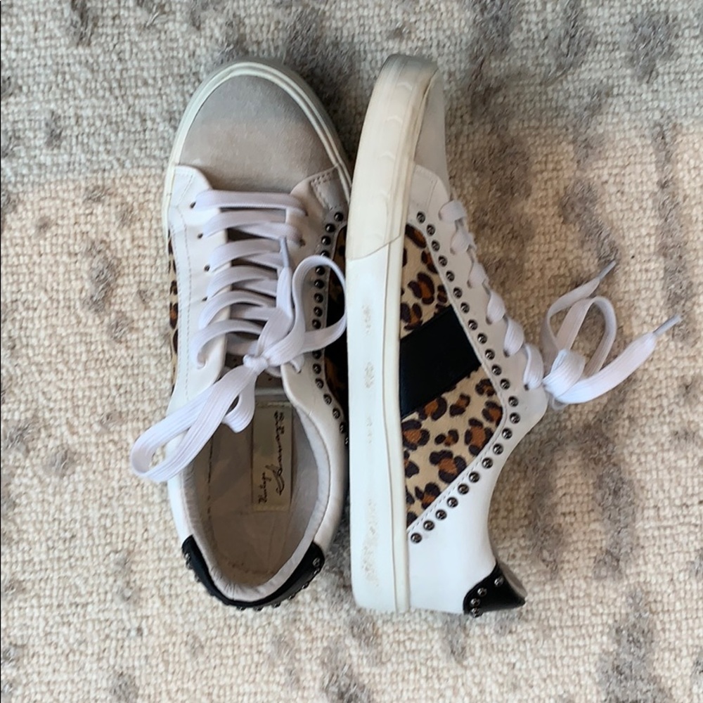 Animal print sneakers